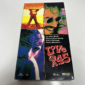 VTG Love & A .45 VHS (1994, Theatrical Art) Trimark‎ Pictures Renee Zellweger